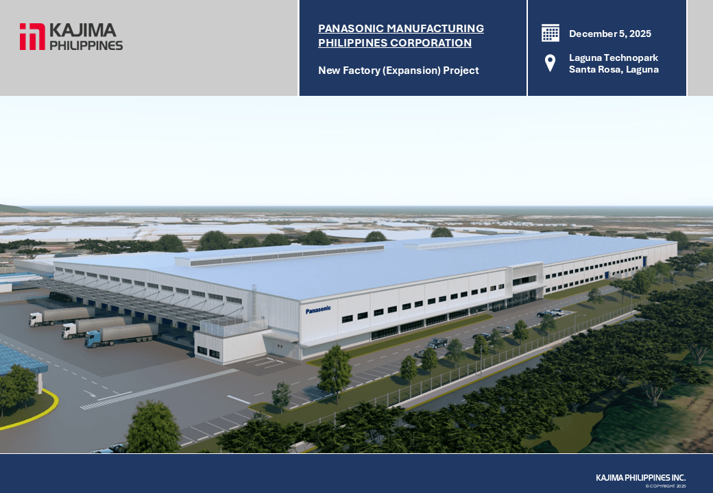 Panasonic Manufacturing Philippines Corporation New Factory (Expansion) Project