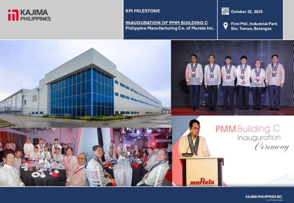 Philippine Manufacturing Co. Of Murata Inc. Inauguration of PMM Building